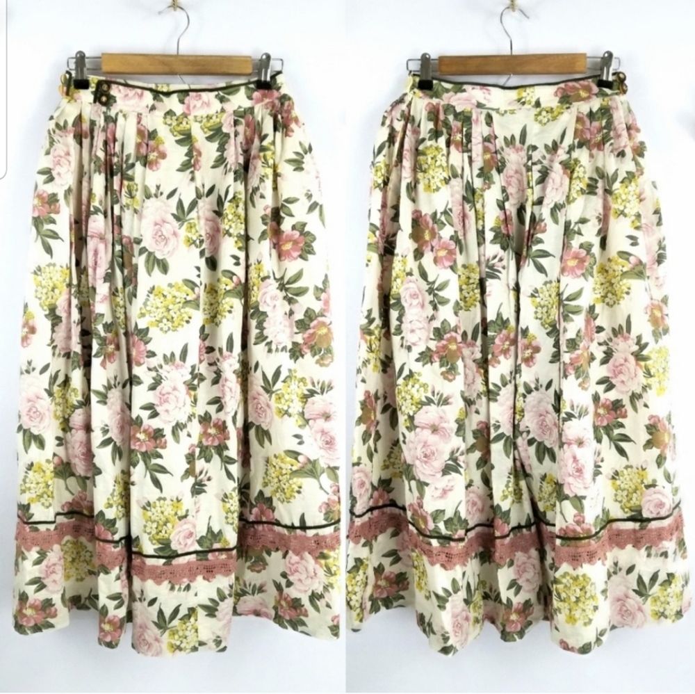 4/$25 VTG 60s Trachtenmoden Alpentraum Skirt